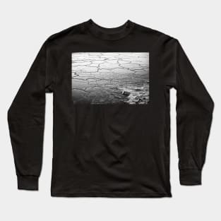 Frozen Surface Of The Ocean Cracked Long Sleeve T-Shirt